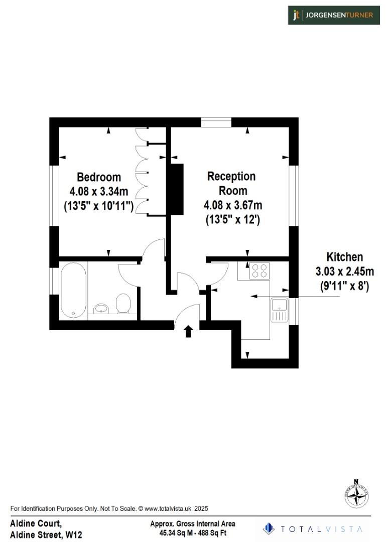 Floorplan for Aldine Street, Shepherds Bush London