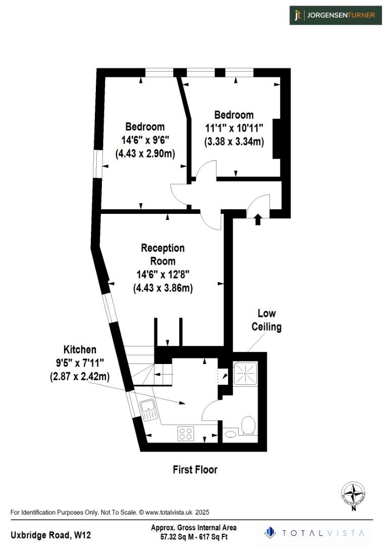 Floorplan for Uxbridge Road, Shepherds Bush, W12