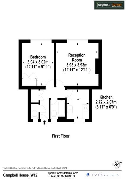 Floorplan for Campbell House, White City, W12