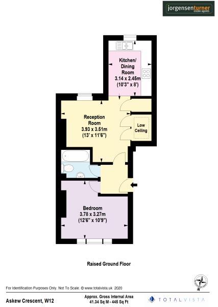 Floorplan for Askew Crescent, Shepherd's Bush, W12