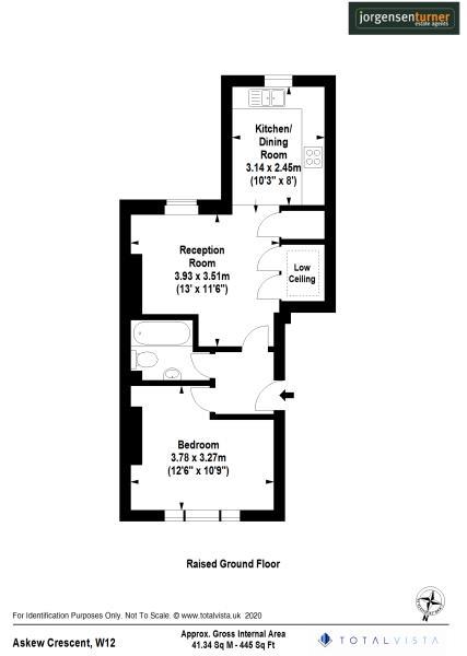 Floorplan for Askew Crescent, Shepherd's Bush, W12