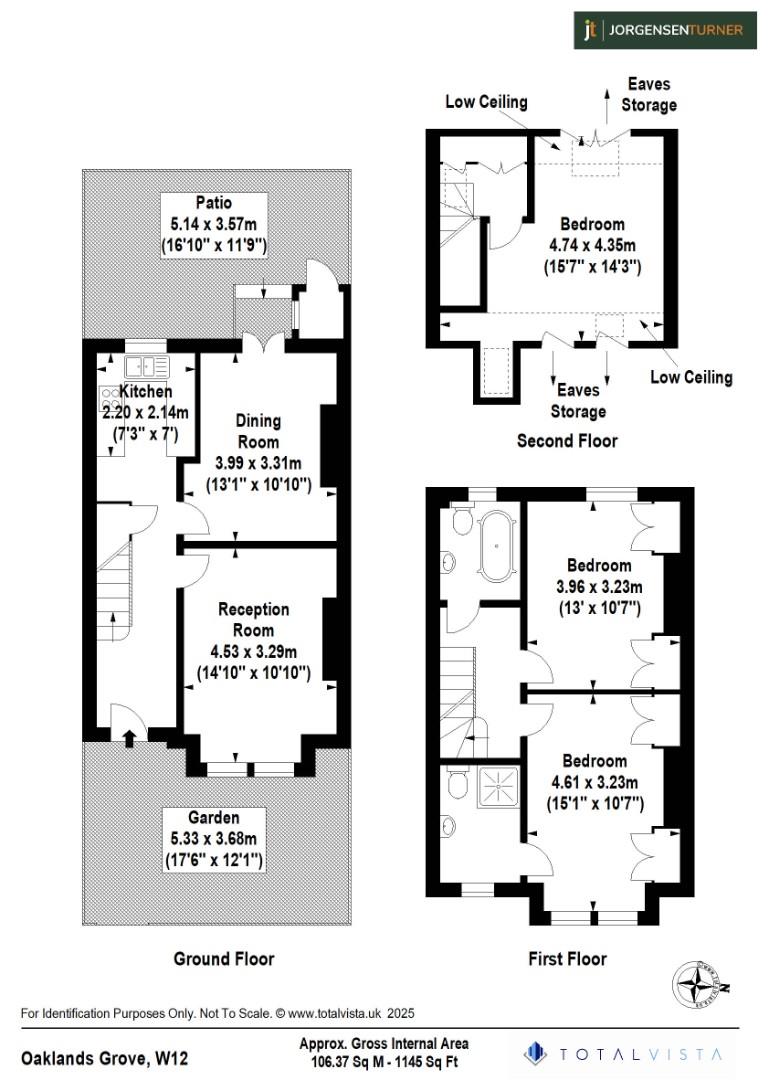 Floorplan for Oaklands Grove, Shepherds Bush, W12