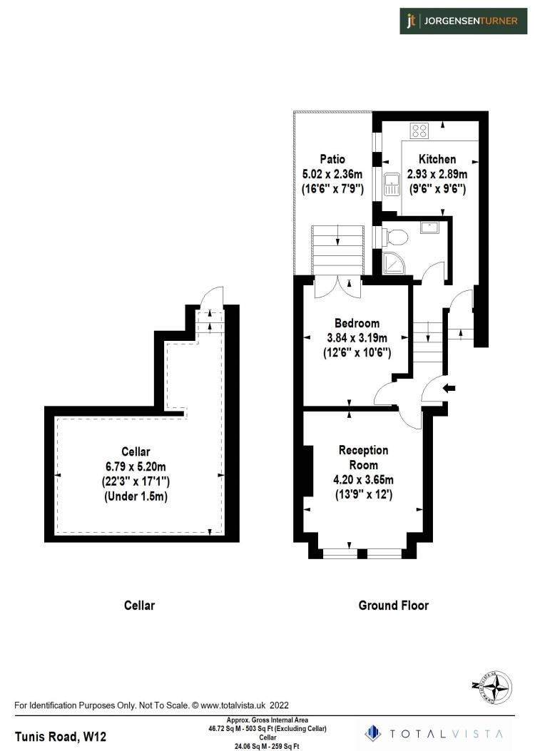 Floorplan for Tunis Road, Shepherds Bush