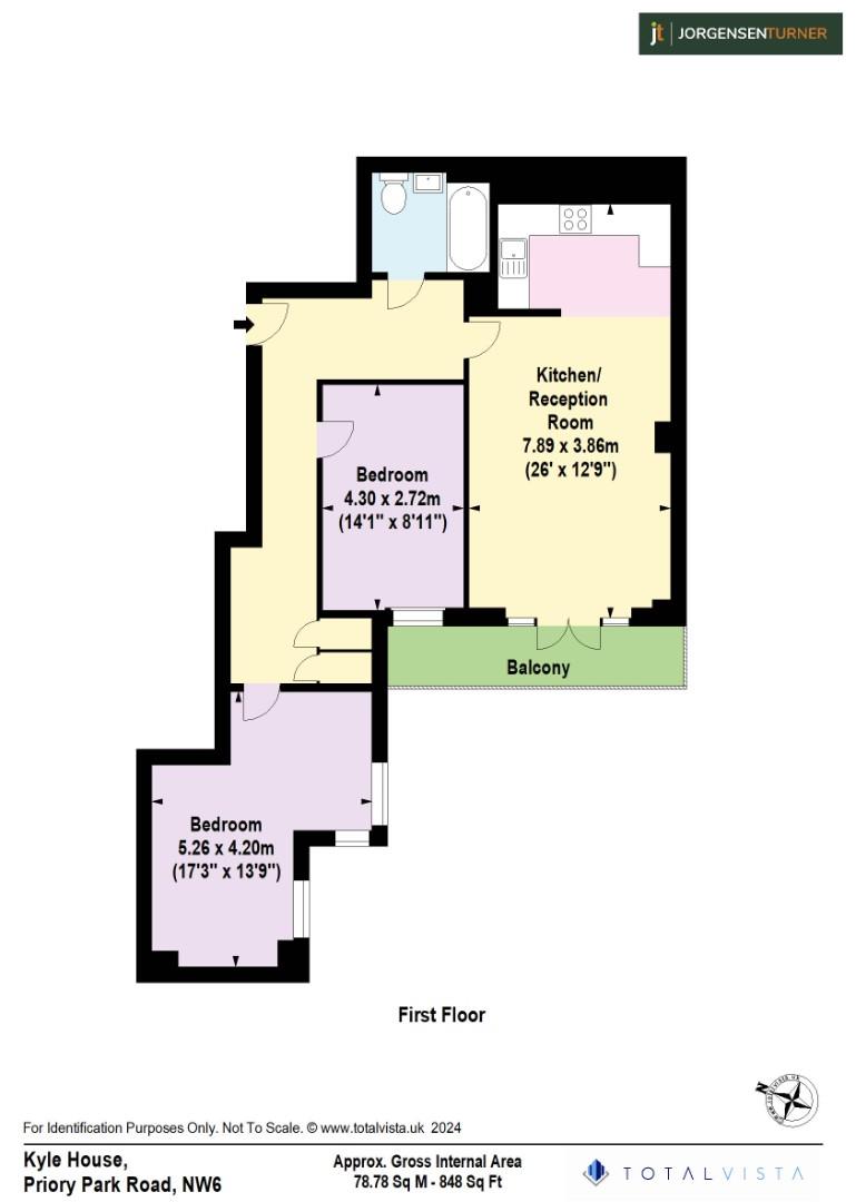 Floorplan for Priory Park Road, Queens Park, NW6