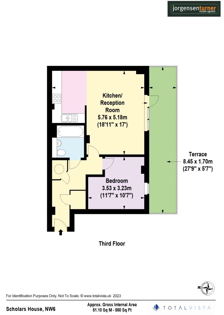 Floorplan for Glengall Road, Queens Park, NW6