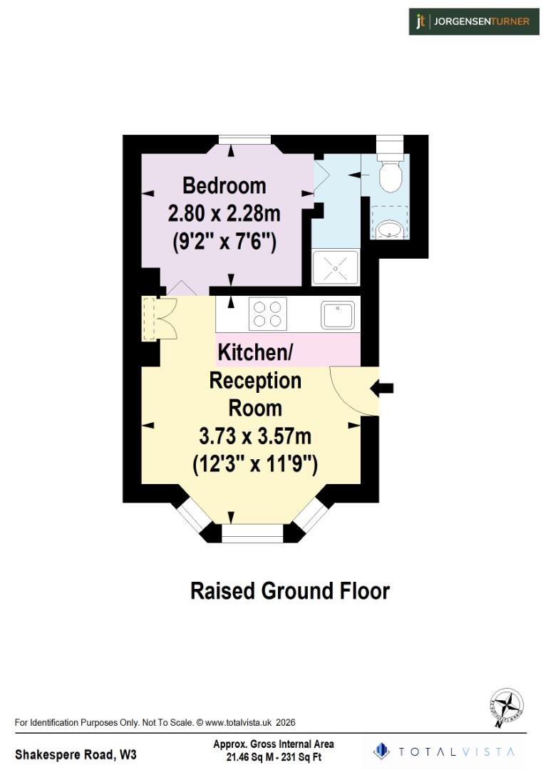 Floorplan for Shakespeare Road, Acton, London, W3