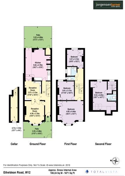 Floorplan for Ethelden Road, Shepherds Bush, W12