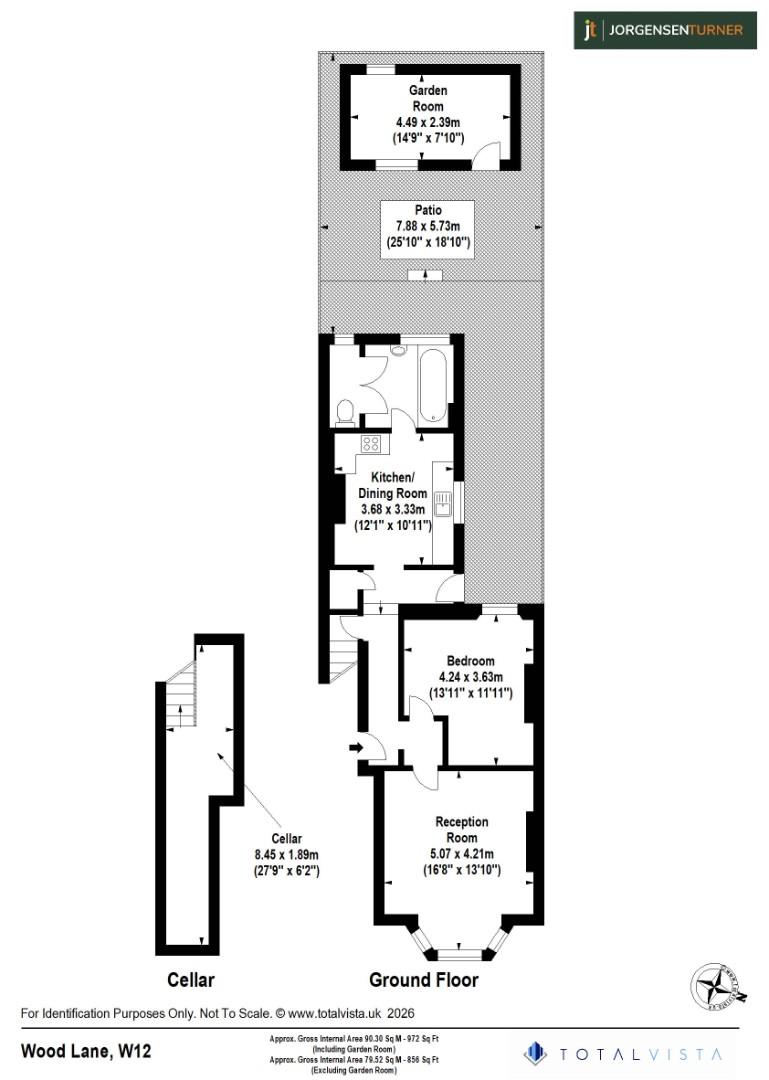 Floorplan for Wood Lane, Shepherds Bush, W12
