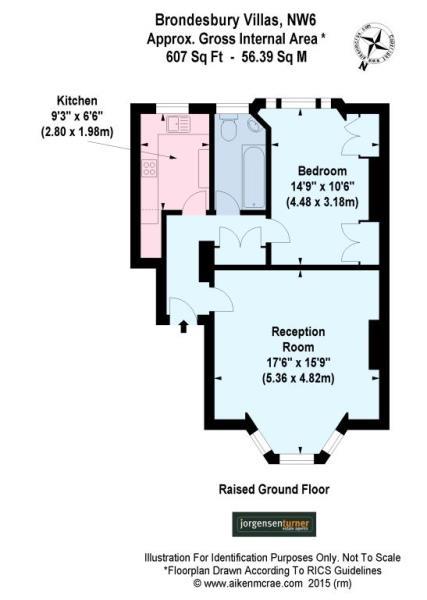 Floorplan for Brondesbury Villas, Kilburn, NW6