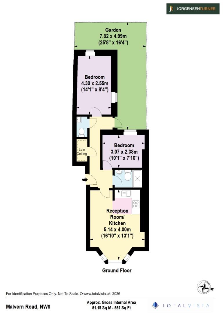 Floorplan for Malvern Road, Queens Park, NW6