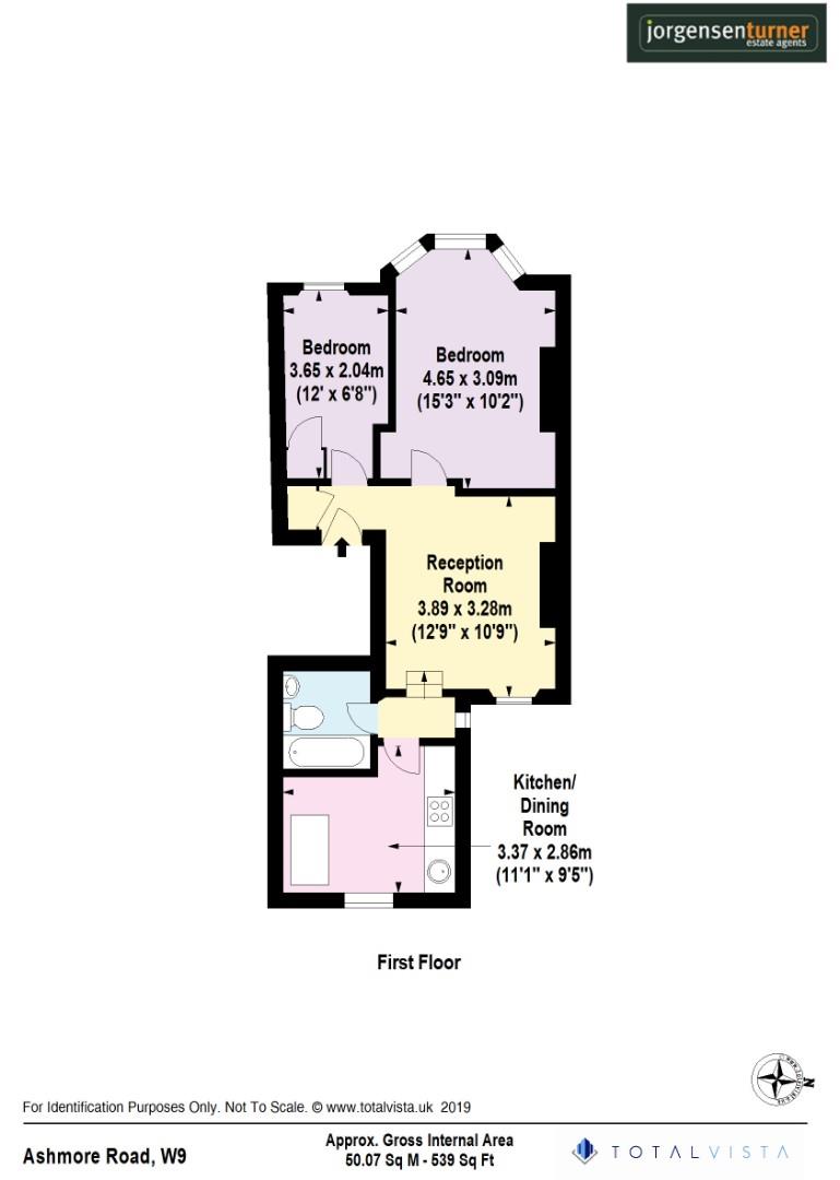 Floorplan for Ashmore Road, Queens Park, W9