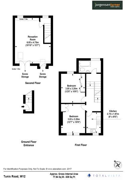 Floorplan for Tunis Road, Shepherds Bush, W12