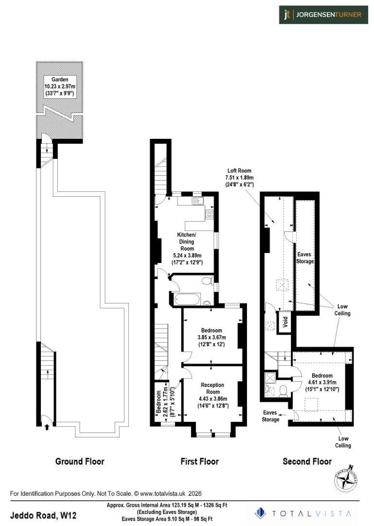 Floorplan for Jeddo Road, Shepherds Bush, W12