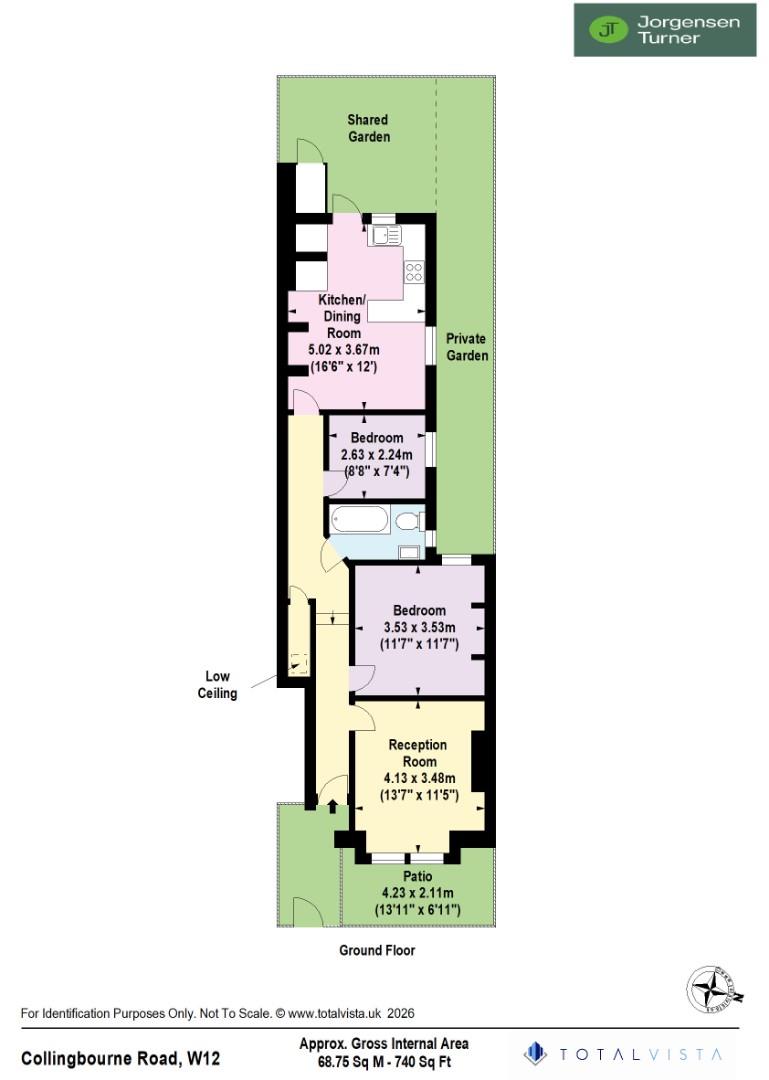 Floorplan for Collingbourne Road, W12