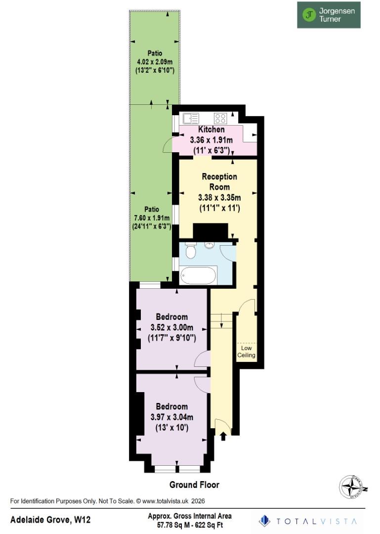 Floorplan for Adelaide Grove, Shepherd's Bush, London, W12