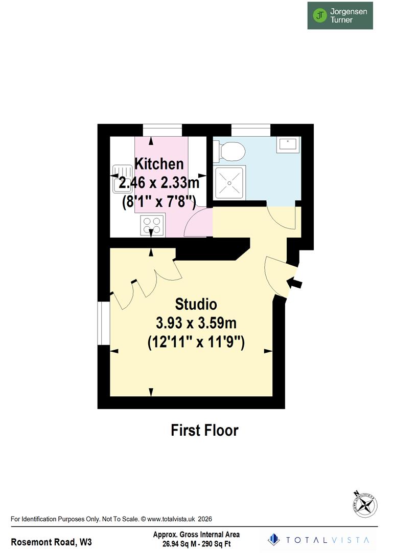 Floorplan for Rosemont Road, Acton, London