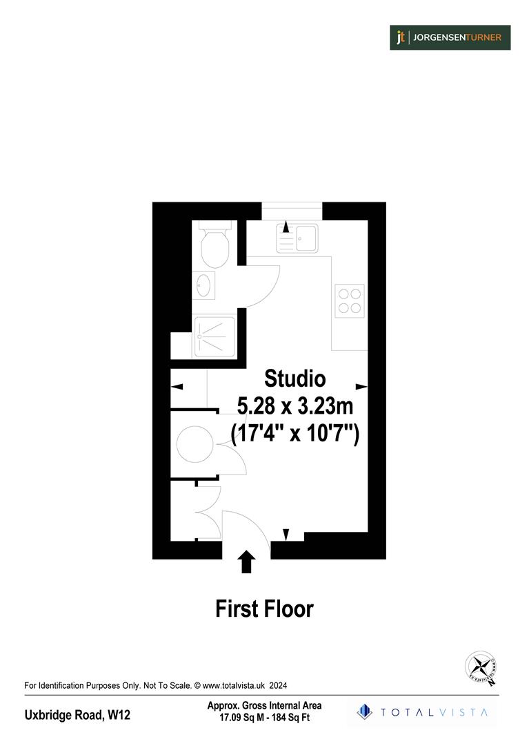 Floorplan for Uxbridge Road, Shepherds Bush, W12