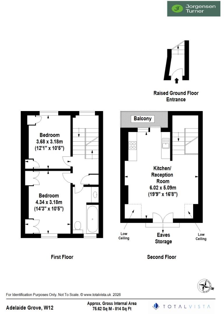 Floorplan for Adelaide Grove, Shepherds Bush, W12