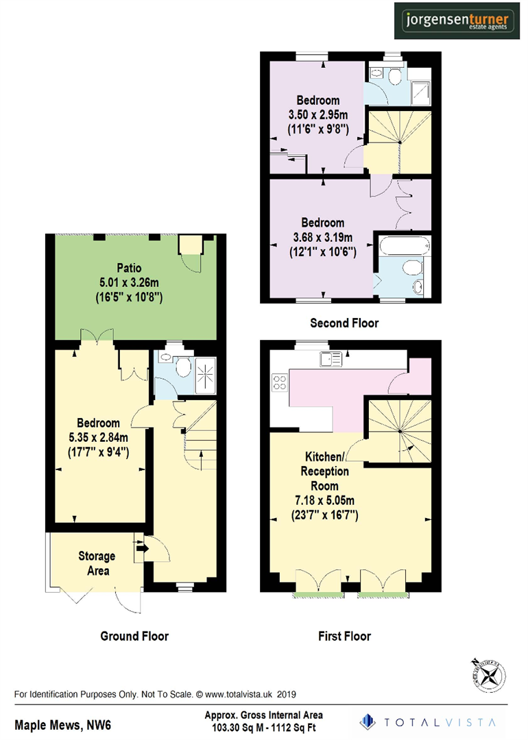 Floorplan for Maple Mews Maida Vale London