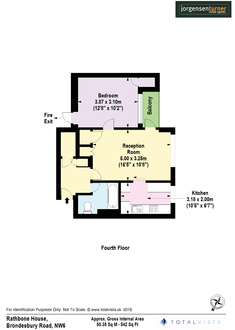 Floorplan for Brondesbury Road, Kilburn, NW6