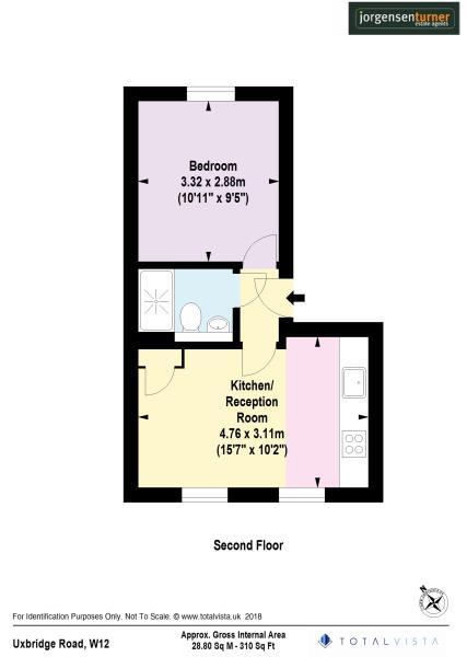 Floorplan for Uxbridge Road, Shepherds Bush, W12