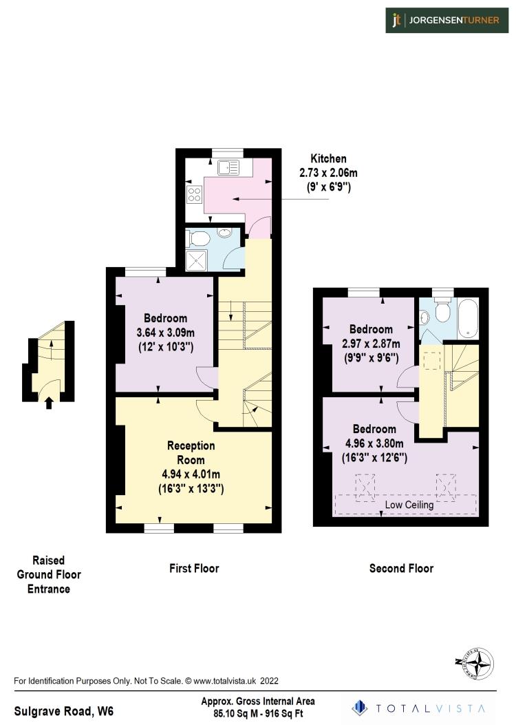 Floorplan for Sulgrave Road, Hammersmith, W6