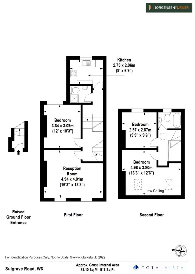 Floorplan for Sulgrave Road, Hammersmith, W6