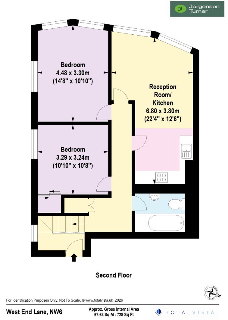 Floorplan for West End Lane, West Hampstead