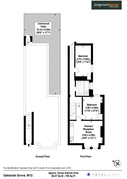 Floorplan for Oaklands Grove, Shepherds Bush, W12