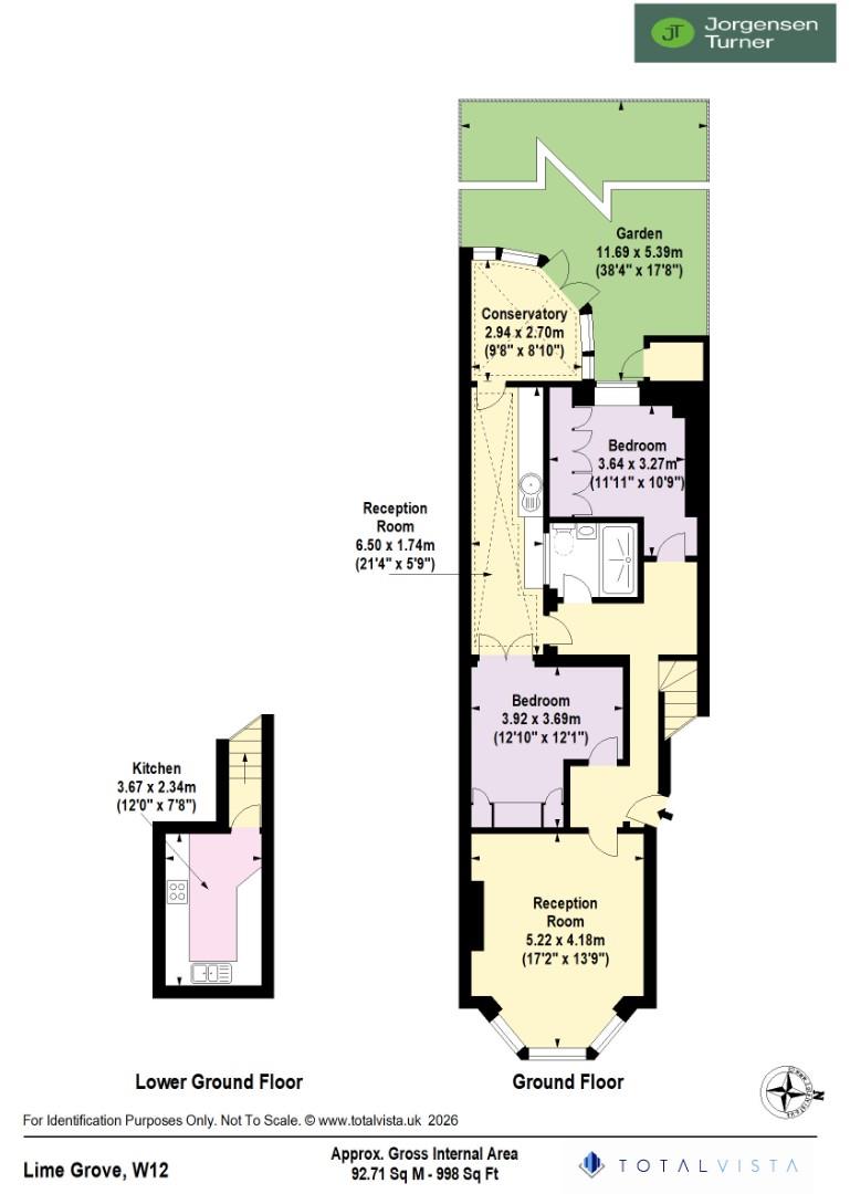 Floorplan for Lime Grove, Shepherds Bush, W12