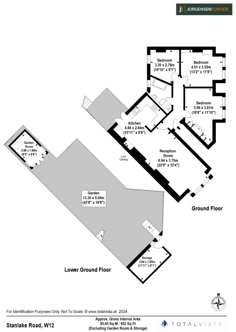 Floorplan for Stanlake Road, Shepherds Bush, London, W12 7HL