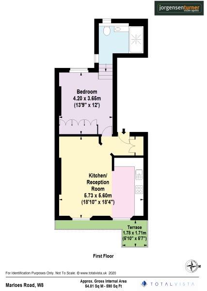 Floorplan for Marloes Road, Kensington, W8