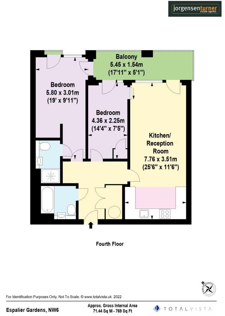 Floorplan for Espalier Gardens, Kilburn