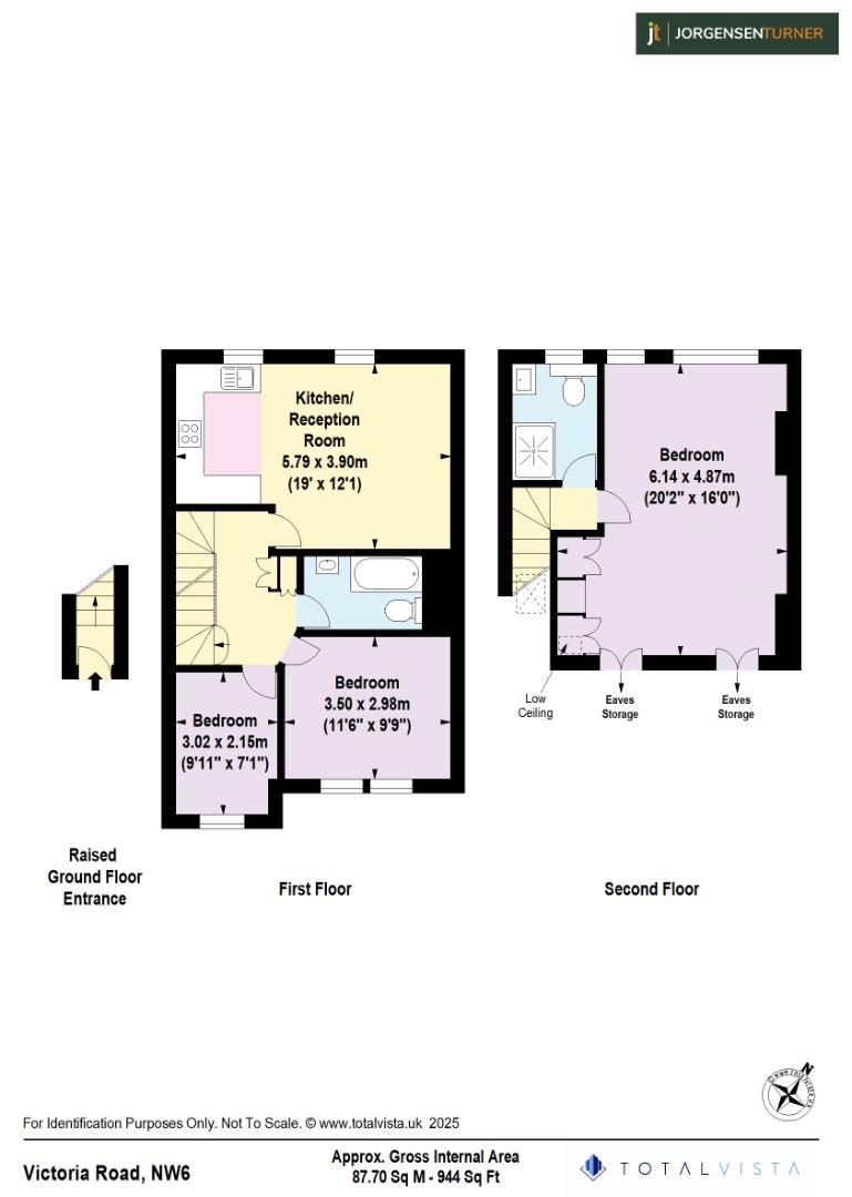 Floorplan for Victoria Road, London