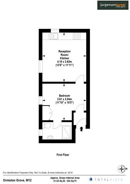 Floorplan for Ormiston Grove, Shepherds Bush, W12