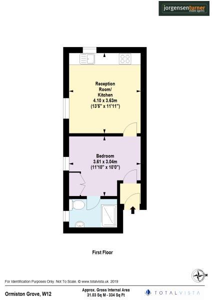 Floorplan for Ormiston Grove, Shepherds Bush, W12