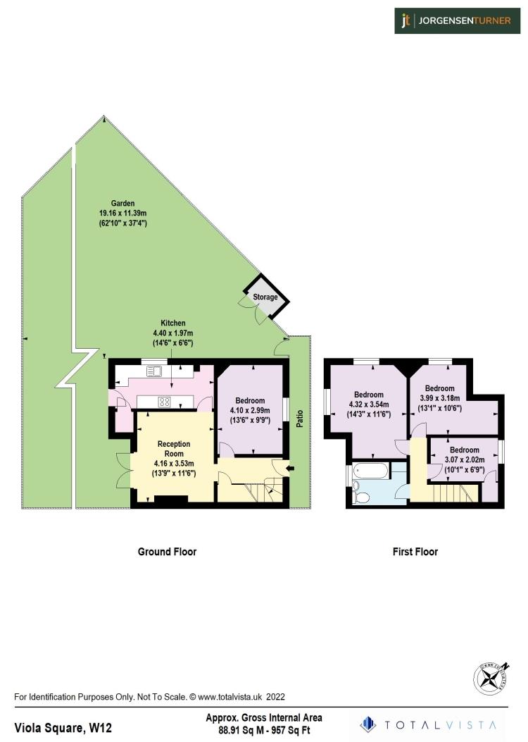 Floorplan for Viola Square, Shepherds Bush, W12