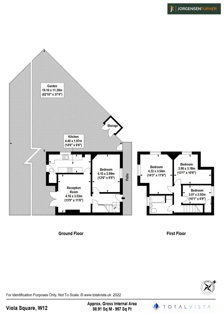 Floorplan for Viola Square, Shepherds Bush, W12