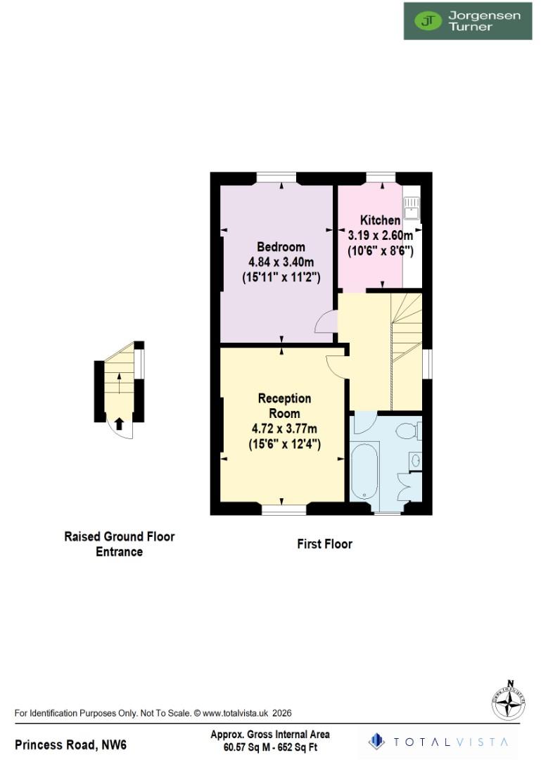 Floorplan for Princess Road, North Maida Vale
