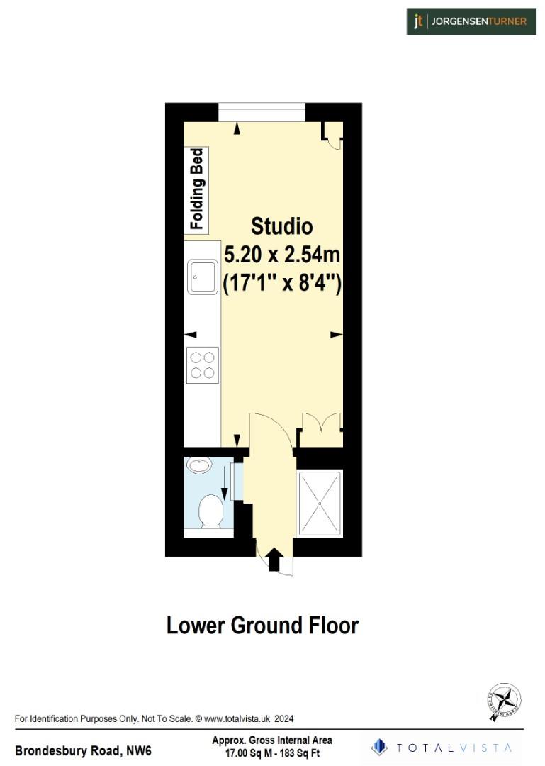 Floorplan for Brondesbury road, Kilburn, NW6