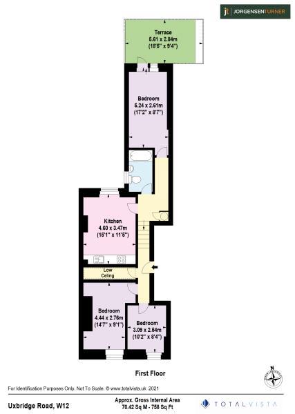 Floorplan for Uxbridge Road, Shepherds Bush, W12
