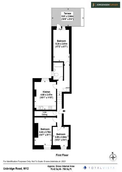 Floorplan for Uxbridge Road, Shepherds Bush, W12