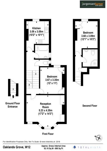 Floorplan for Oaklands Grove, Shepherds Bush,