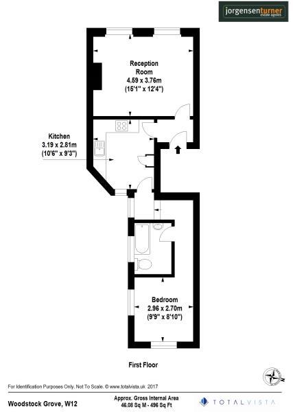 Floorplan for Woodstock Grove, Shepherds Bush, W12