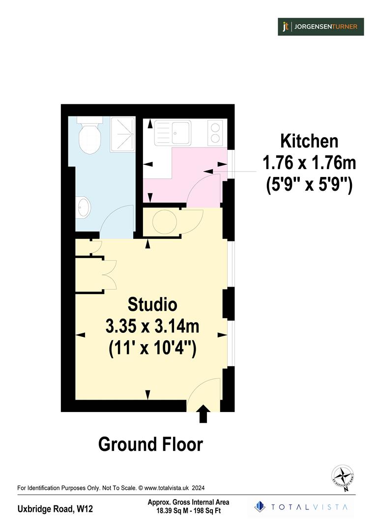 Floorplan for Uxbridge Road, Shepherds Bush, W12