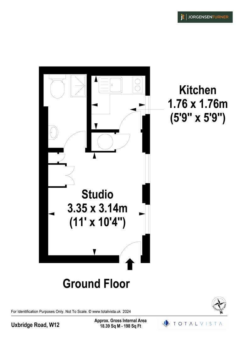 Floorplan for Uxbridge Road, Shepherds Bush, W12