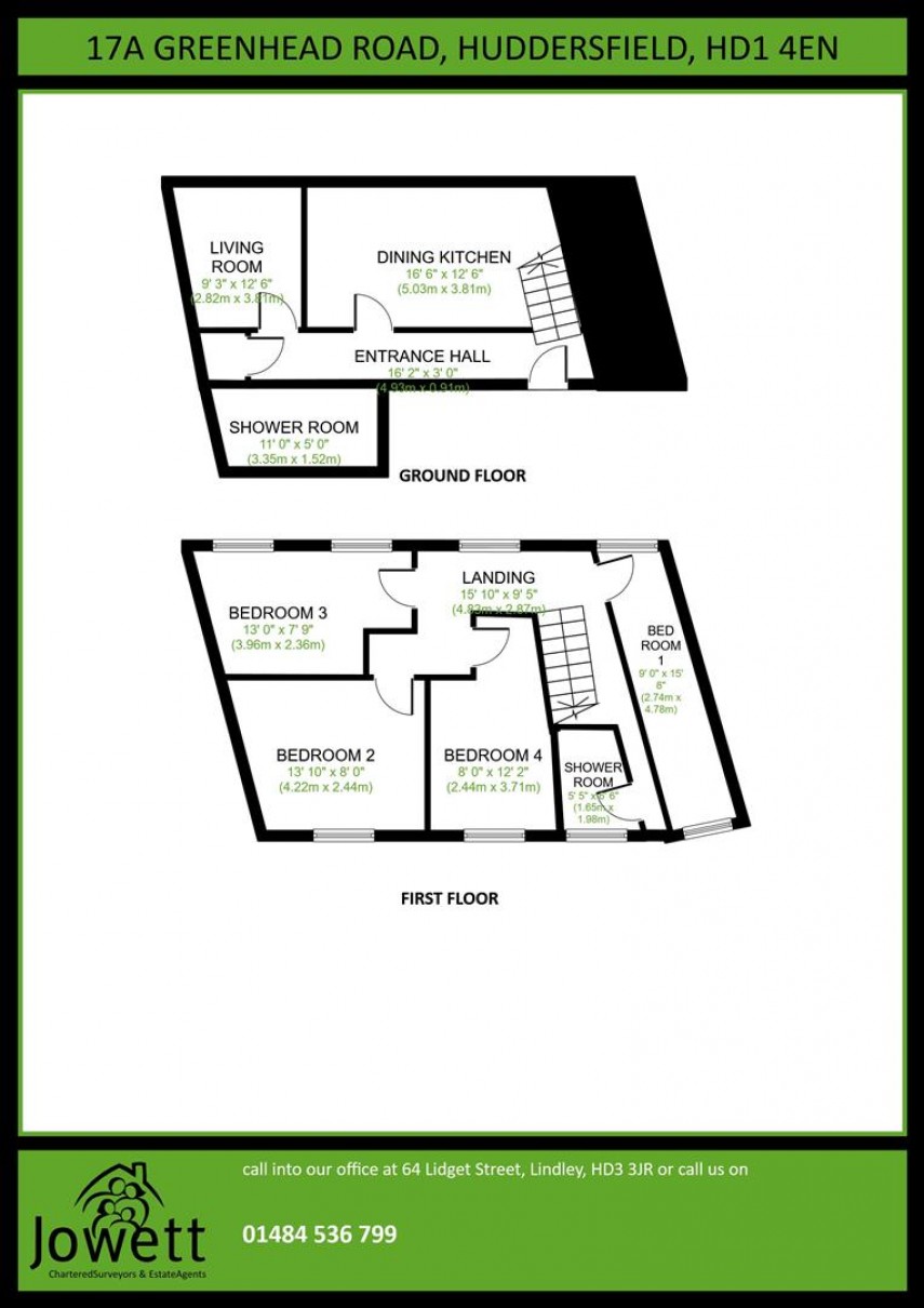 Floorplan for Greenhead Road, Huddersfield