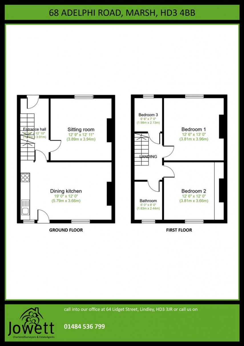 Floorplan for Adelphi Road, Huddersfield