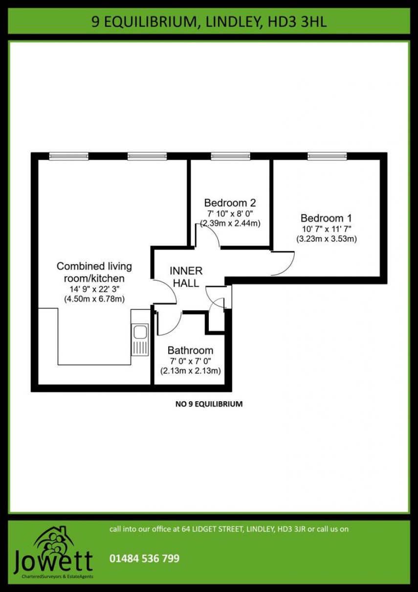 Floorplan for Equilibrium, Lindley, Huddersfield