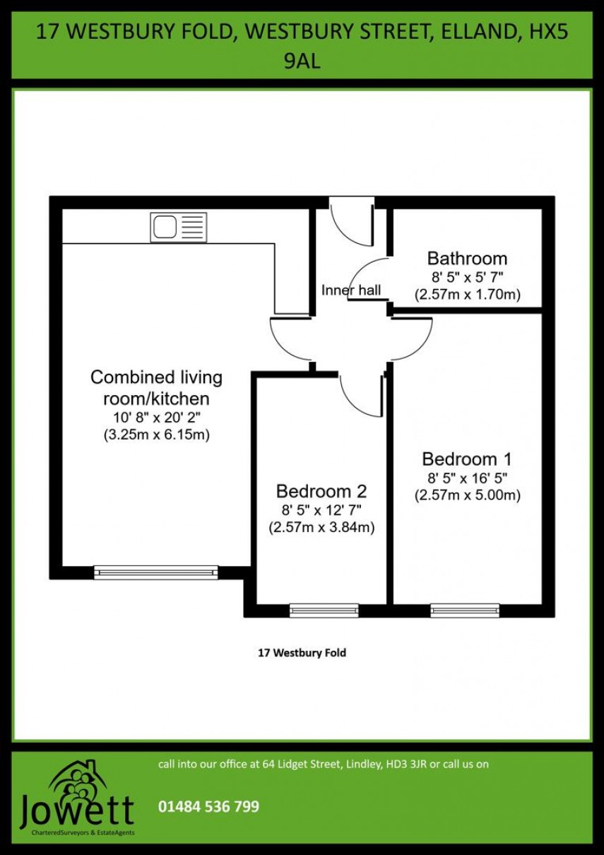 Floorplan for Westbury Street, Elland